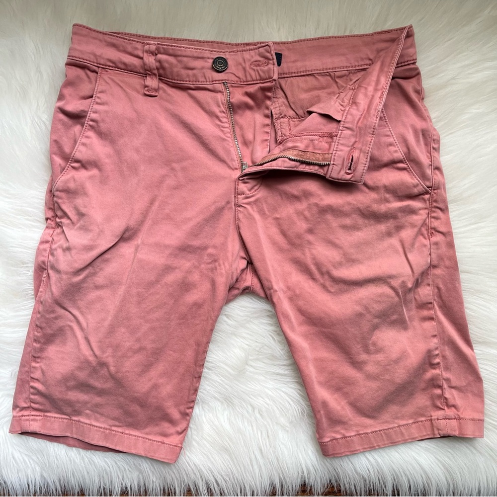Mavi Mens Shorts Jacob 30 11” Inseam Terra Cotta Red
